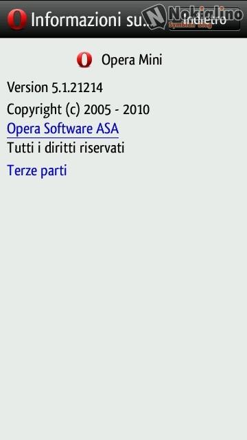 Update: Opera Mini V.5.1.21214