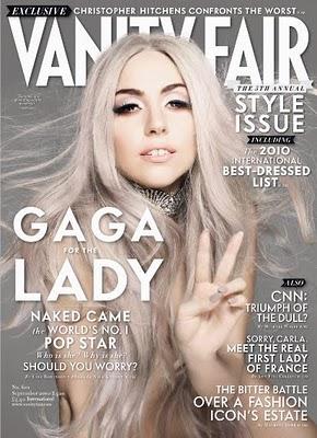 Lady GaGa on Vanity Fair US Sept. cover