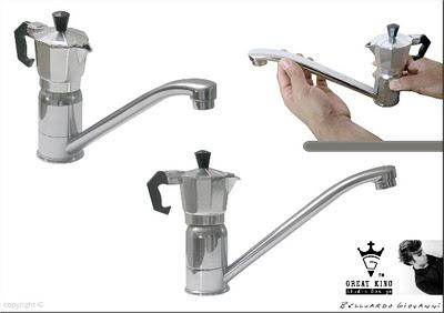 Rubinetto caffettiera Coffee Faucet design Belluardo Giovanni