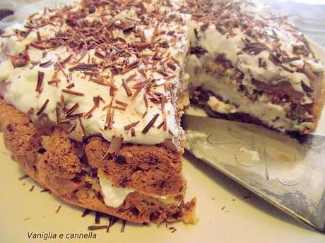 Torta soffice agli agrumi e cioccolato al latte