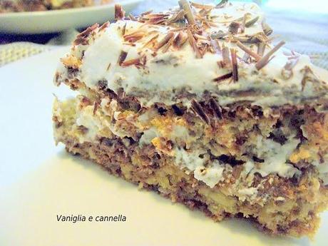 Torta soffice agli agrumi e cioccolato al latte