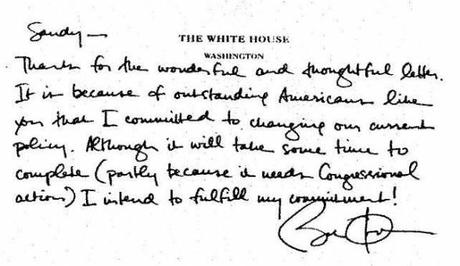 Grafologia: la scrittura di Barack Obama