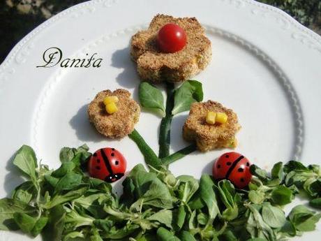 Dei fiorellini tutti da mangiare: pesce e verdure Dei fiorellini tutti da mangiare: pesce e verdure