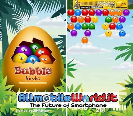 Angry Bird diventa Bubble Birds : Scarica il nuovo gioco per Smartphone Nokia