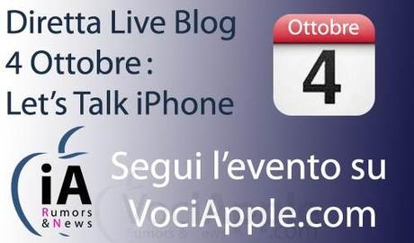 4ottobre Diretta Live Blog Presentazione iPhone 5