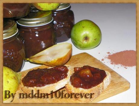 CONFETTURA DI PERE E CACAO CONFETTURA DI PERE E CACAO