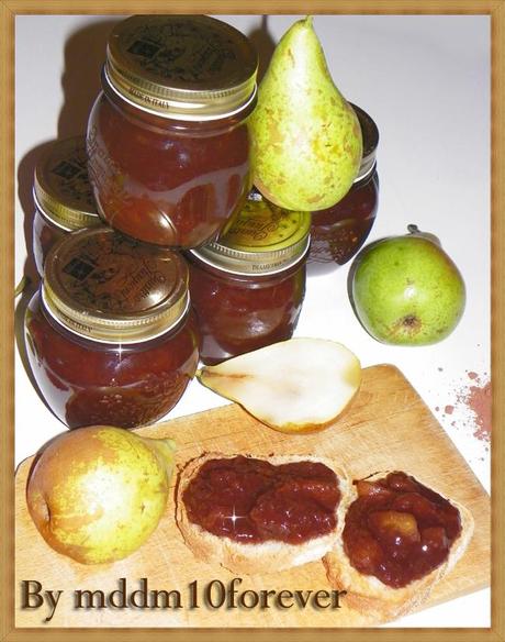 CONFETTURA DI PERE E CACAO CONFETTURA DI PERE E CACAO