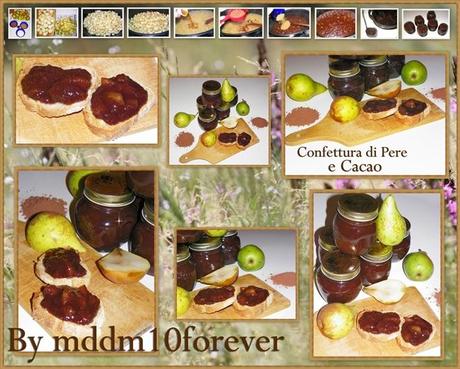 CONFETTURA DI PERE E CACAO CONFETTURA DI PERE E CACAO