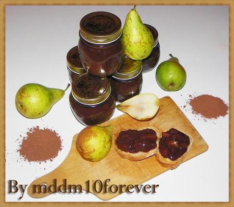 CONFETTURA DI PERE E CACAO CONFETTURA DI PERE E CACAO