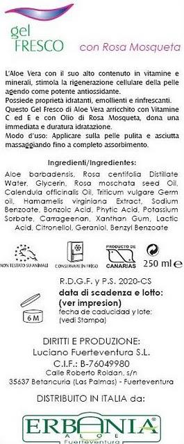Review Erbania - Gel Fresco D' Aloe con Rosa Review Erbania - Gel Fresco D' Aloe con Rosa