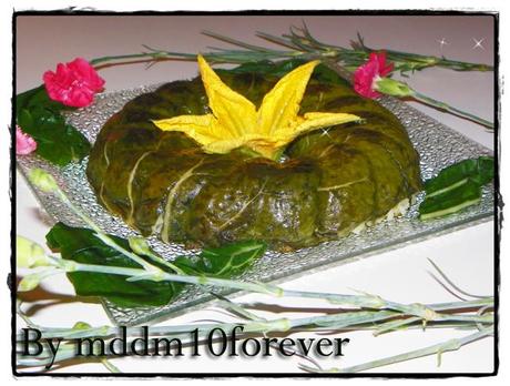 SFORMATO DI RISO IN VELO DI BIETOLE SFORMATO DI RISO IN VELO DI BIETOLE