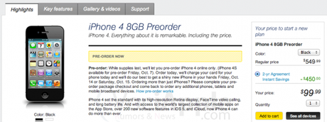 Sprint annuncia l’iPhone 4S,e apre i pre-ordini per l’iPhone 4 Sprint annuncia l’iPhone 4S,e apre i pre-ordini per l’iPhone 4