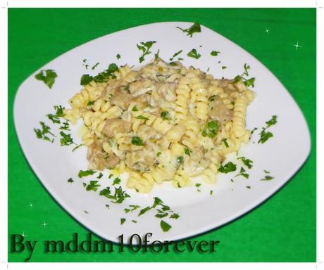 FUSILLI BUCATI CON MELANZANE E MOZZARELLA FUSILLI BUCATI CON MELANZANE E MOZZARELLA