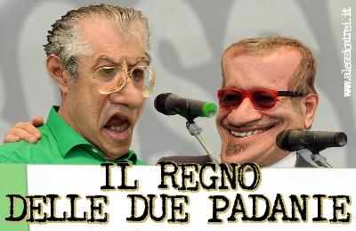 Umberto Bossi Roberto Maroni Padania Lega Nord