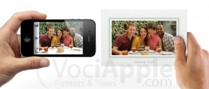 icards iphone4s iCards, la nuova App che vi permetterà di spedire una foto dei vostri iDevice come cartolina.