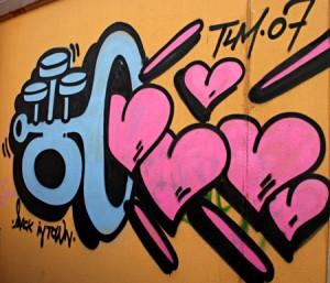 Arte o vandalismo l’amore scritto sui muri?