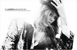 Constance Jablonski in Dolce & Gabbana per Elle Francia Constance Jablonski in Dolce & Gabbana per Elle Francia