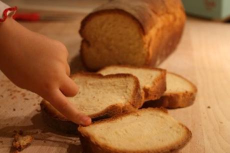 pan carrè e la passione per i crostini dei bambini