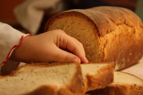 pan carrè e la passione per i crostini dei bambini