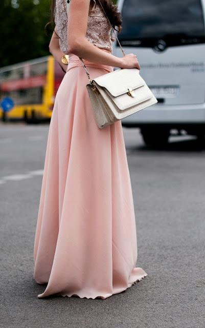 Long long long skirt.