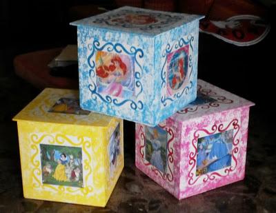 Cubotti portagiochi per bimba Cubotti portagiochi per bimba