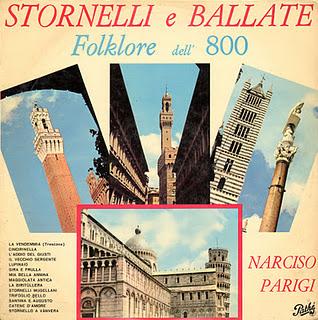 NARCISO PARIGI - STORNELLI E BALLATE (folklore dell' 800) (1964)