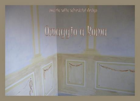 Omaggio a Roma, la stanza da pranzo terza parte.... Omaggio a Roma, la stanza da pranzo terza parte....