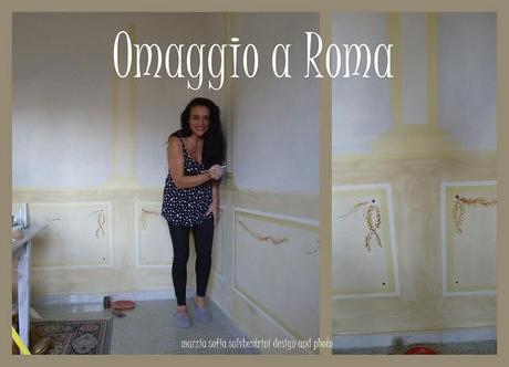 Omaggio a Roma, la stanza da pranzo terza parte.... Omaggio a Roma, la stanza da pranzo terza parte....