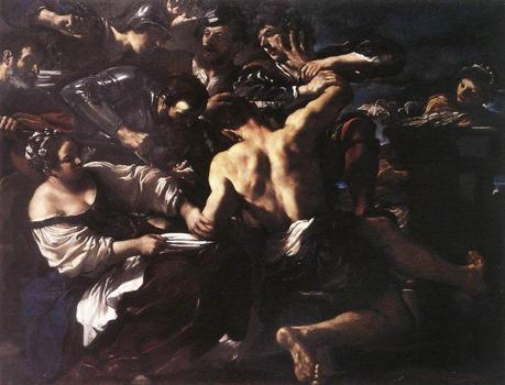 Guercino - Sansone catturato dai filistei