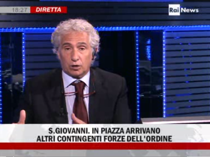 Il PDL attacca Corradino Mineo e RaiNews24 per la diretta della manifestazione di Roma