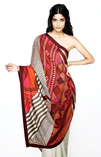 Hermès Lancia una Linea di Sari Indiani