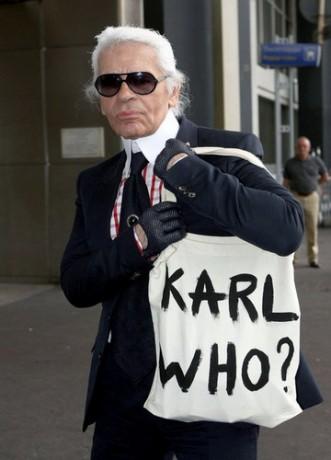 karl who bag