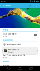 Android ICS contact connect lg 168x300 Ecco tutte le novità di Android Ice Cream Sandwich 4.0 | Aggiornato con Screenshot e Nuove Informazioni
