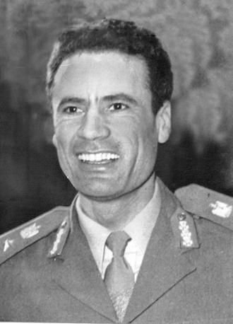 Muhammar Gheddafi nel 1970 (Ansa)