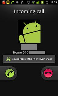 ShakeCall... scuoti lo smartphone per rispondere o agganciare... stupisci i tuoi amici!!!