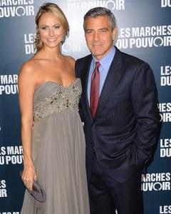George Clooney a Parigi con la sua nuova fiamma.