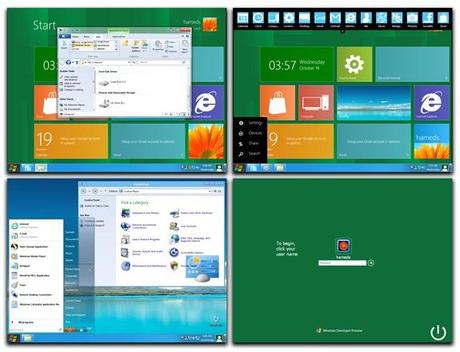 Windows 8 theme for XP Windows 8 Theme Pack per Windows XP