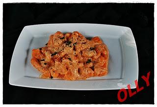 GNOCCHI DI CAROTE CON ROBIOLA AL PEPERONE GNOCCHI DI CAROTE CON ROBIOLA AL PEPERONE