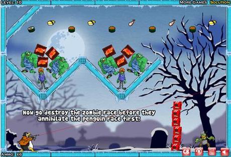 Giochi Flash: Zombies VS Penguins