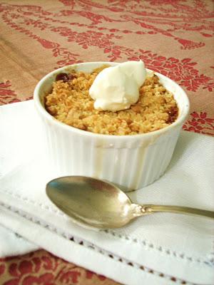 Apple crumble de Pierre Hermé and Happy B - day Grandma