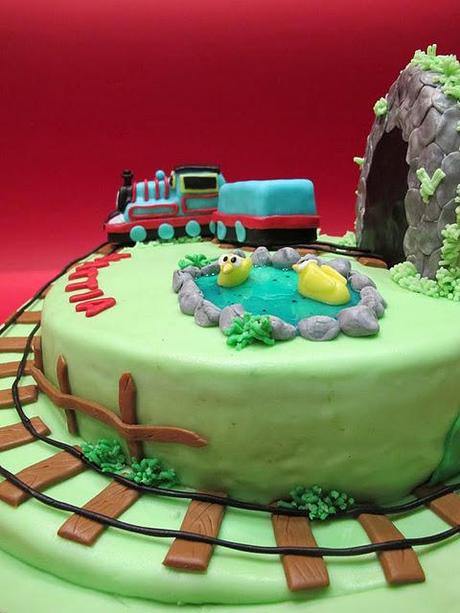 Trenino Thomas Cake