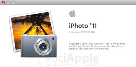 iphoto_9.2.1 iPhoto ’11 si aggiorna e risolve alcuni bug che potevano causare crash improvvisi