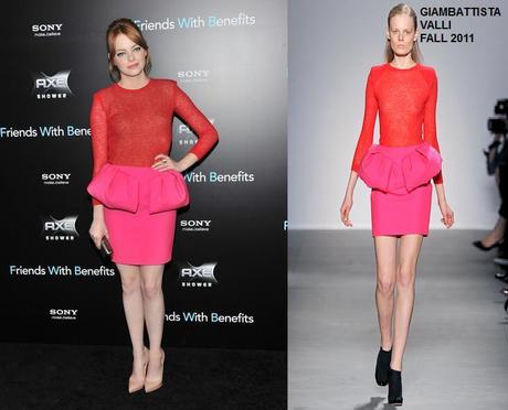 Runway to red carpet: Emma Stone