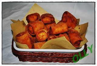 Paccheri ripieni e fritti Paccheri ripieni e fritti