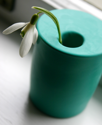 FLORA SPONTANEA e un VASO simil-porcellana DIY