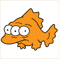 Blinky , Il pesce con tre occhi