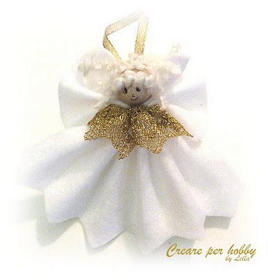 Cucito creativo: angioletto natalizio Cucito creativo: angioletto natalizio