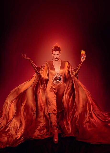 Milla Jovovich per il Calendario Campari 2012 by Dimitri Daniloff