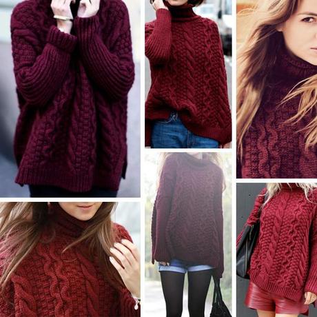 Style bits: today we talk about BURGUNDY!