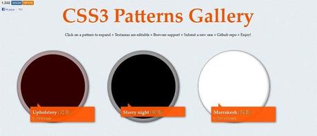 css3-patterns-gallery strumenti css on line